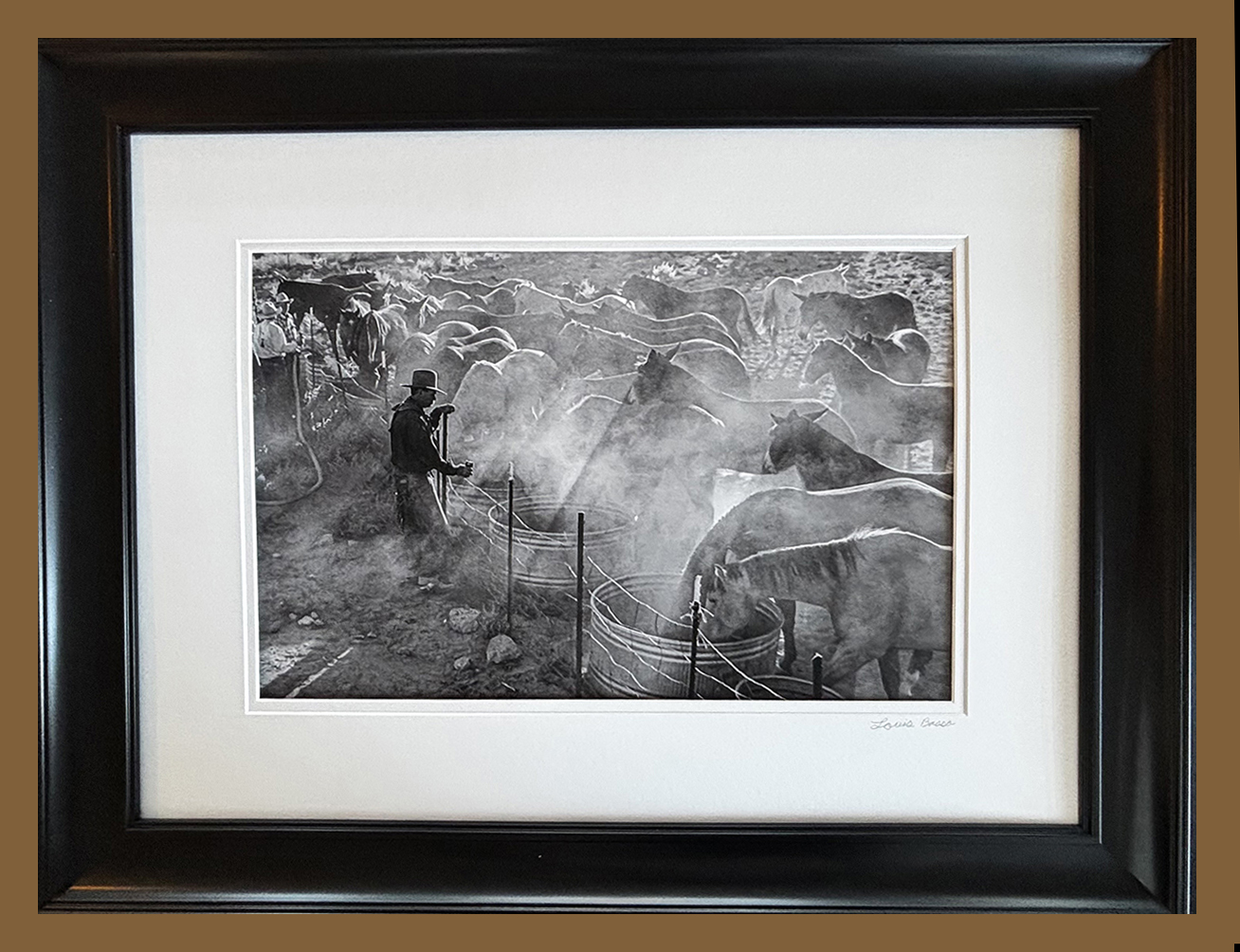 "Cool Drink" 18X24 Framed, $225